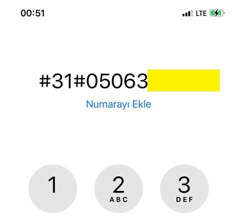 Türk telekomda numara gizleme